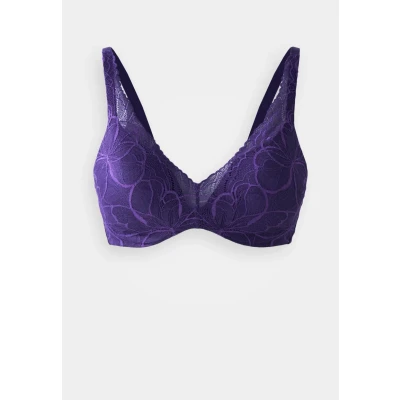Image of Triumph Women&#039;s Body Make Up Illusion Lace WP Bra, Prussian Blue, 34B