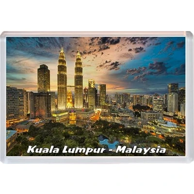 Image of Kuala Lumpur Malaysia 96 x 67mm Jumbo Fridge Magnet/Magnets BBSFHM689
