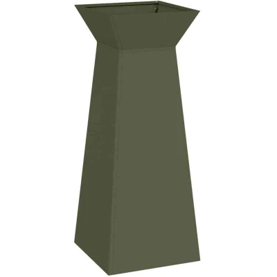 Image of vidaXL Planter Stand Olive green Metal 40 x 101 cm Planters