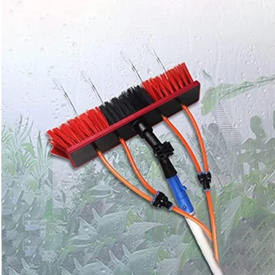 Image of Window Clean Dekton 3 12m Rod Washing Set Equipment Telescopic Extension Pole Squeegee Kit,Extendable Cleaner Conservatory Cleaning Roof/Window