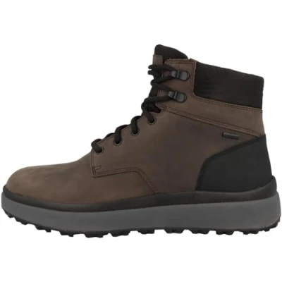 Image of Geox U Granito + Grip B A Ankle Boot, Dk Coffee, 7 UK