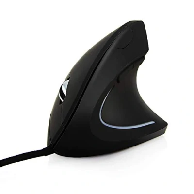 Image of Wired Right Hand Vertical Mouse Ergonomic Gaming 800 1200 1600 DPI USB Optical Wrist Mice