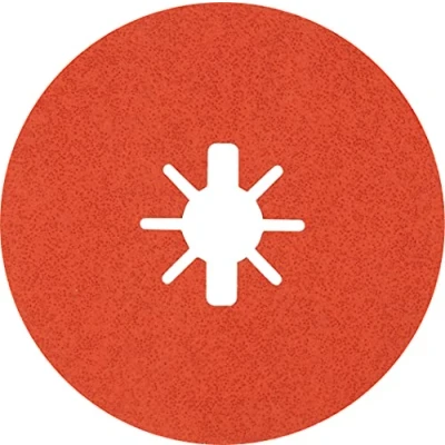 Image of Bosch Professional 5x Expert R782 Prisma Ceramic X LOCK Fibre Discs (Ø 125 mm, Grit 60, Accessories Angle Grinder)