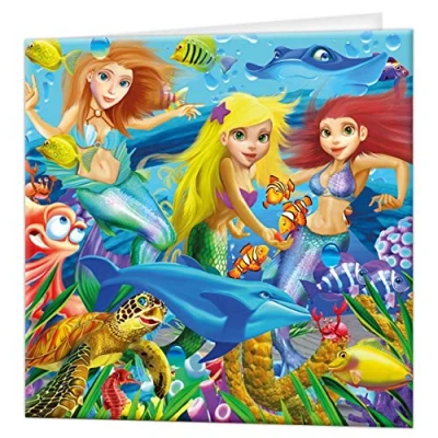 Image of 3D LiveLife Greeting Card Mermaid Magic from Deluxebase. Lenticular Blank Cards with Envelopes. All Occasion featuring Original Artwork by Michael Searle.