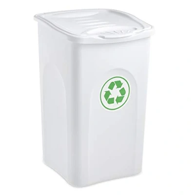 Image of Stefanplast Begreen Bin, 50 L, White