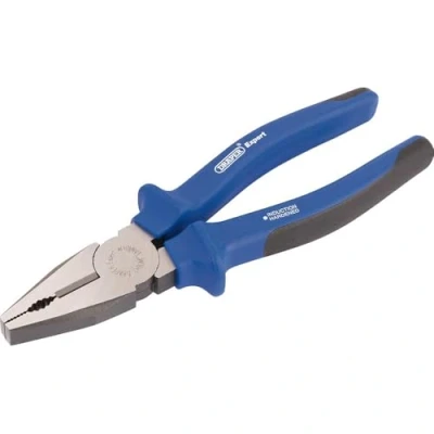 Image of Draper Heavy Duty Soft Grip Combination Pliers, 200mm