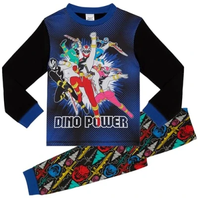 Image of Power Rangers Dino Boys Pyjama Set 9 10 Years 140cm Multicolour