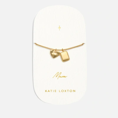 Image of Katie Loxton Mum Carded Gold Plated Bracelet
