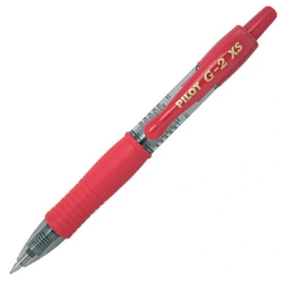 Image of Pilot G207 Pixie Retractable Gel Rollerball 0.7 mm Tip (Box of 12) Red