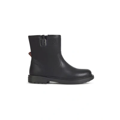 Image of Geox Girls J Eclair Ankle Boots, Black, 13 UK