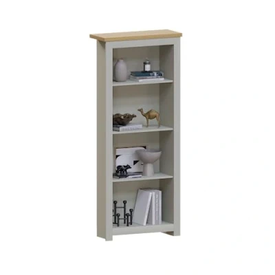 Image of Vida Designs Arlington Bookcase Modern Display Shelves Storage MDF Furniture Grey (4 Tier)
