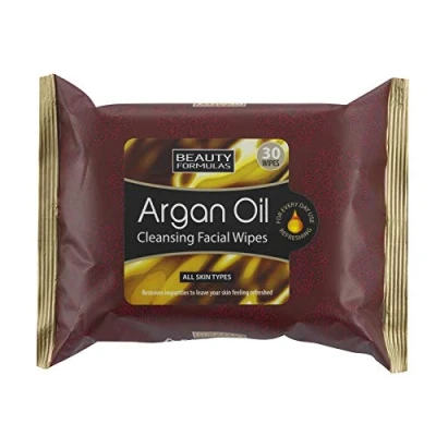 Image of BEAUTY FORMULAS FACIAL WIPES ARGAN OIL