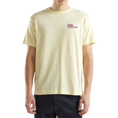 Image of United Colors of Benetton Men&#039;s 3yr3u1082 t Shirt, Yellow, L