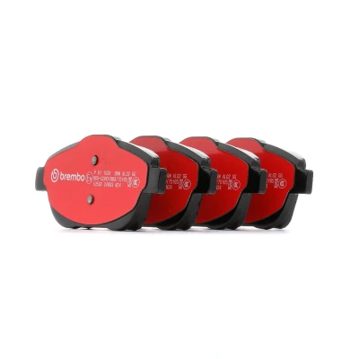 Image of 1607083180, 161140580, 1611837880, 1613192580, 1617275680 Brake pad set BREMBO P 61 103X CITROËN: DS3 Hatchback, C4 II Cactus, C3 Picasso