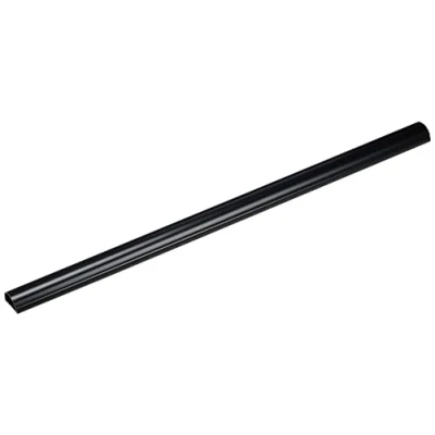 Image of D Line 1M6030B TV Semicircular Cable Duct Cover 60 x 30 mm, 1 m Length Black