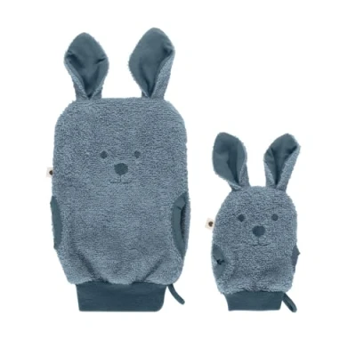 Image of BIBS Bath Mitts, 100% Organic Oeko TEX® Certified Cotton Terry, Soft and Gentle on The Baby&#039;s Delicate Skin, Consist one Adult Size Child (1 2 Years)