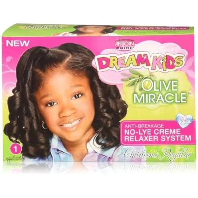 Image of AFRICAN PRIDE Dream Kids Olive Miracle No Lye Relaxer Regular