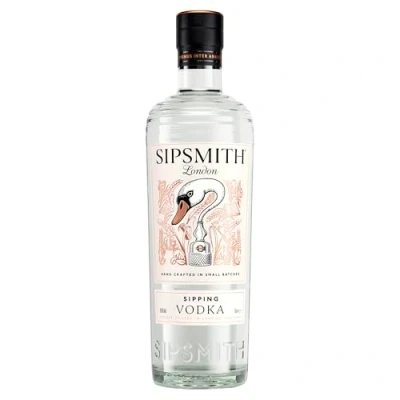 Image of Sipsmith London Unfiltered Sipping Vodka, 40% ABV, 70 cl