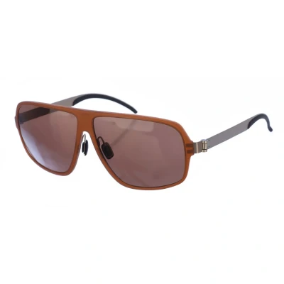 Image of Mercedes Benz M3018 Mens rectangular shaped acetate sunglasses Multicolour One Size