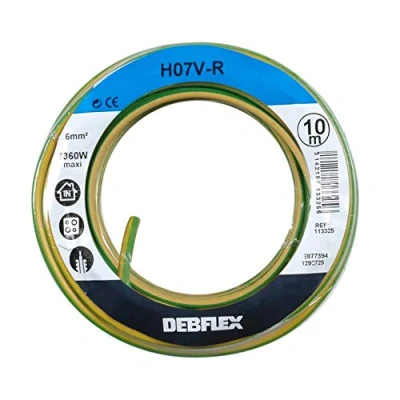 Image of Debflex 113325 Cable Reel HO7V R 6 10 m Yellow/Green