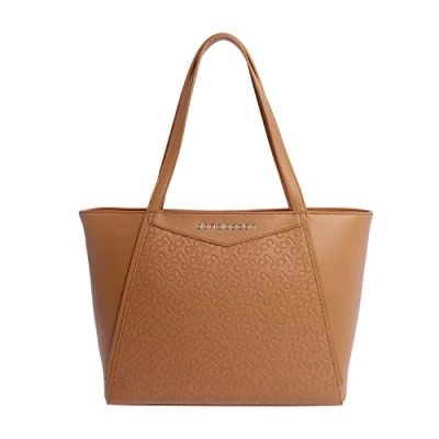 Image of DON ALGODON Women&#039;s Bag Shopper Ariadna, Beige, Bolso de Mujer