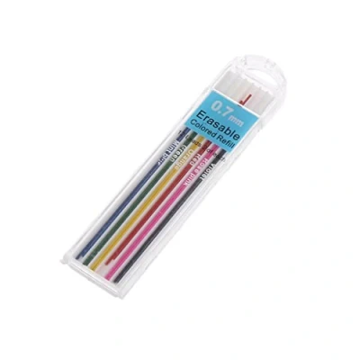 Image of Yinuneronsty 1 Box 0.7 mm Coloured Mechanical Pencil Refill Lead Erasable Student Stationary