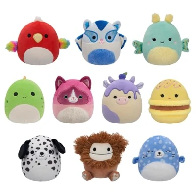 Image of Squishmallows Original 10 Pack Official Jazwares plush (Little) (Amazon Exclusive) Including 5 inch