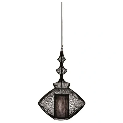 Image of Forestier Opium pendant light, black