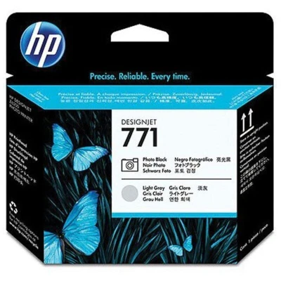 Image of HP 771 Printhead light grey, photo black