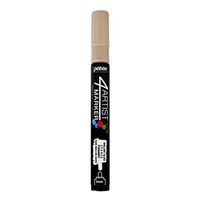Image of Pebeo 4 Artist Markers, Metal, Ivory, 0.15 x 1.41 cm