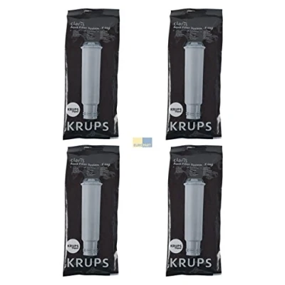 Image of Krups Water Filter Cartridge F088, Pack of 4 Reduces Limescale and Mineral Deposits, Improves Quality, Prolongs Machine Life