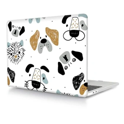 Image of Case Compatible with New MacBook Air 13 inch 2020 2019 2018 Release A2337 A2179 A1932 M1 Retina Display and Touch ID, Plastic Laptop Hard Shell Protective Case, Dog
