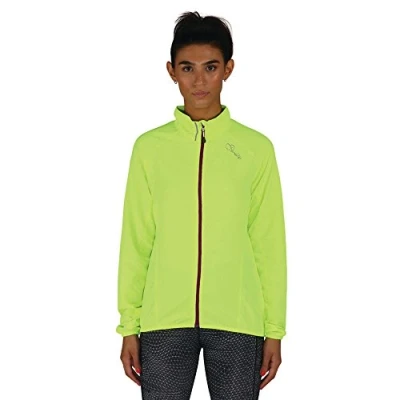 Image of Dare2B Women Blighted Wind Shell Jackets Fluro Yellow, Size 10