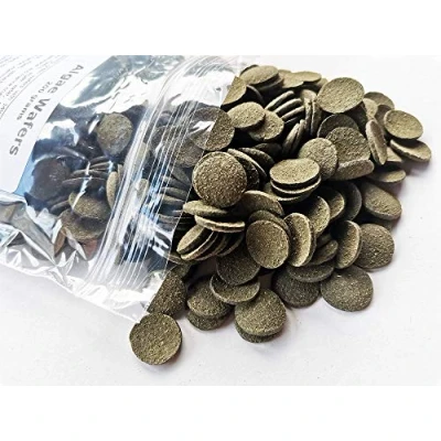 Image of (200g) Super Aquarium Vegetable Spirulina Algae Sinking Wafers Bottom Feeders, Catfish, Pleco Tropical Fish Food