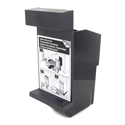 Image of DL pro coffee grounds container for Gaggenau Bosch Siemens 12011727 collection tray pomace drawer black CMP CTL CT CKS iQ700 machine fully automatic