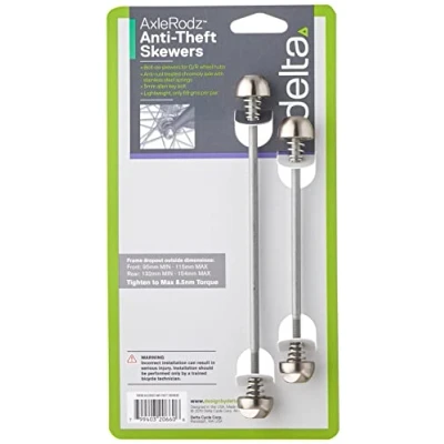 Image of Delta Skewers Axelrodz Quick Release Bolts Silver