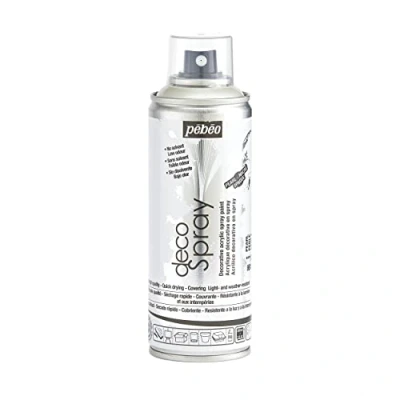 Image of PEBEO 93861 200ml Decospray, Acrylic, Pearl, 16.5 x 5.2 cm