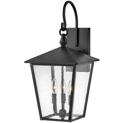 Image of Hinkley Huntersfield Outdoor Wall Lantern Black, IP44