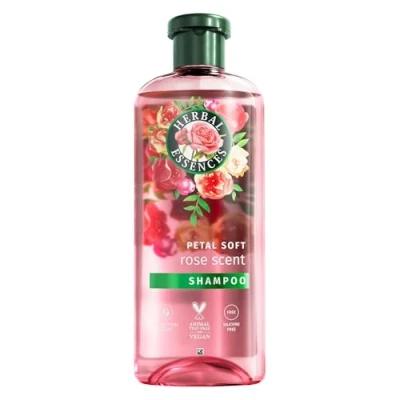 Image of Herbal Essences Rose Scent Petal Soft Shampoo 250ml to Nourish Dry Hair, Silicone Free