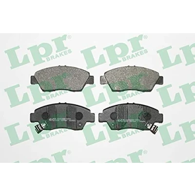 Image of 06450S5AE50, 06450S5AG00, 06450S5AJ00, 06450S5BJ00, 06450S7AJ00 Brake pad set LPR 05P564 HONDA: CIVIC 7 Hatchback, 8, 6 Stufenheck