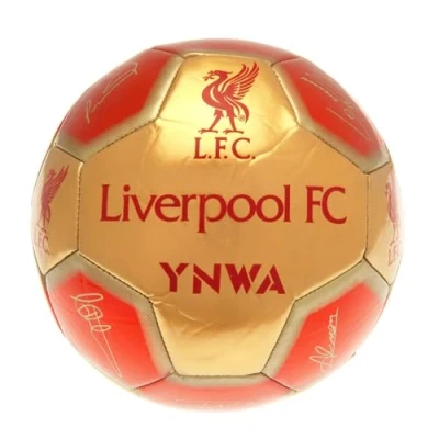 Image of Liverpool FC YNWA Football, Red Gold, One size