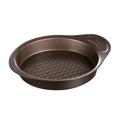 Image of Pyrex asimetriA Metal Easy Grip Cake pan 26 cm, Brown, 2