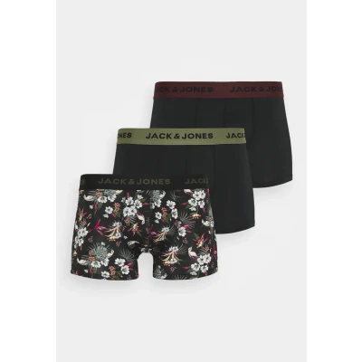 Image of Jack &amp; Jones Jacflower 3 PACK Pants, Men&#039;s, Size: Small, Black