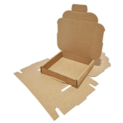 Image of W.E. Roberts Pack of 50 Mini C7/C6/C5/C4 Postal Large Letter PIP Brown Cardboard Mailers Photo Gift Mailing Business Boxes (C7 120mm x 105mm 22mm)