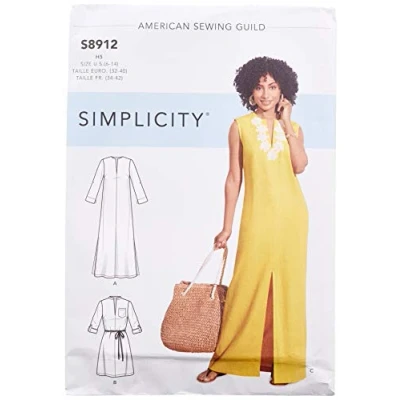 Image of Simplicity Sewing Pattern S8912 Misses&#039; Dress, H5 (6 8 10 12 14)