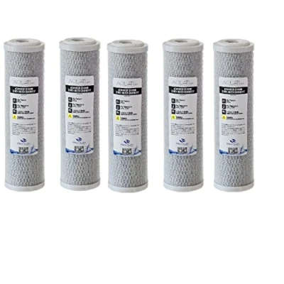 Image of 5X Aquati Activated Carbon Block 10 Standard CTO Water Filter for Reverse Osmosis, HMA and Drinking Purification Systems.