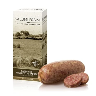 Image of Precooked Cotechino, Italian Food by Salumi Pasini, 500 gr