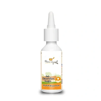 Image of I love my cat Anti ear mite drops, high quality care product for cats. The drops contain no chemical additives or other potentially harmful ingredients, 50 ml