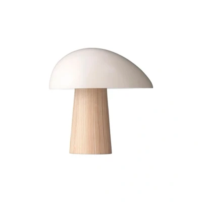 Image of FRITZ HANSEN Night Owl table lamp, smoke white/ash
