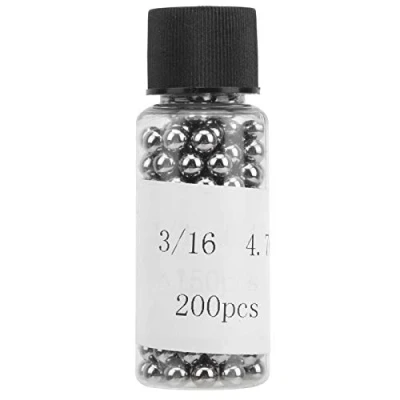 Image of 200Pcs 3/16in Bicycle Bearing Ball 304 Stainless Steel Accessories Industrial Supplies